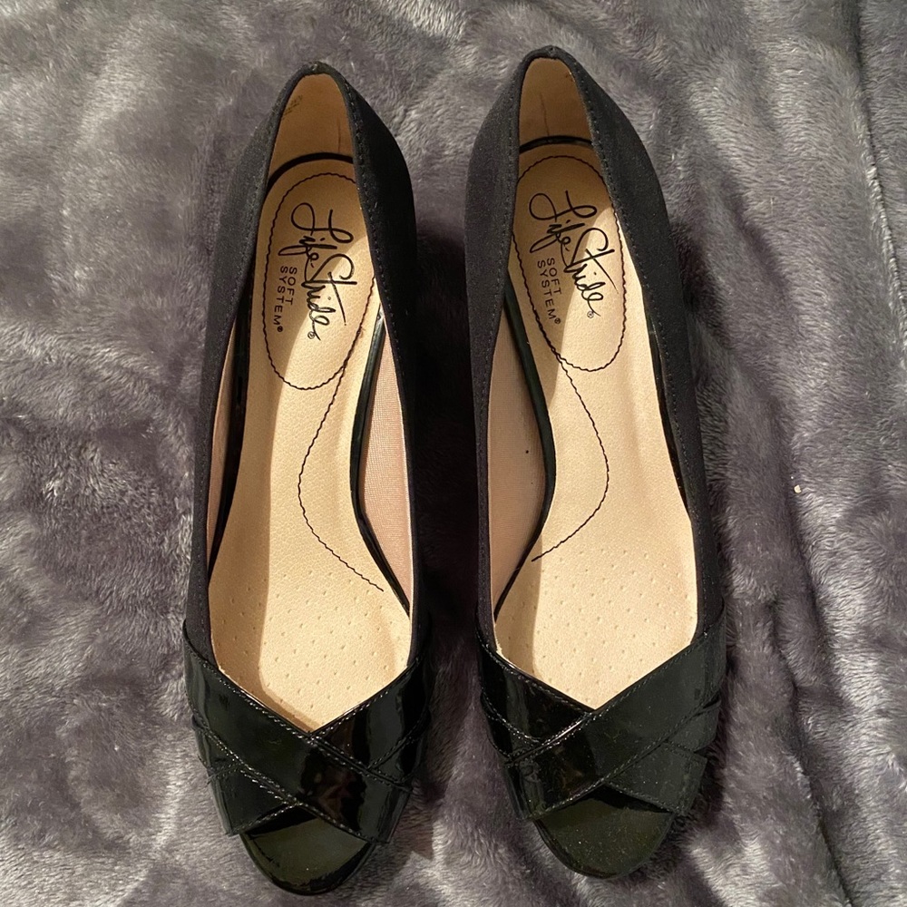 Black heels